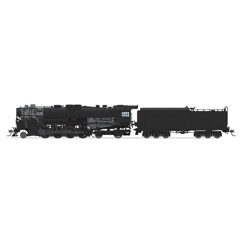 HO B&M 2-8-4 Berkshire T1b Steam Locomotive #4024 with 6-axle Tender