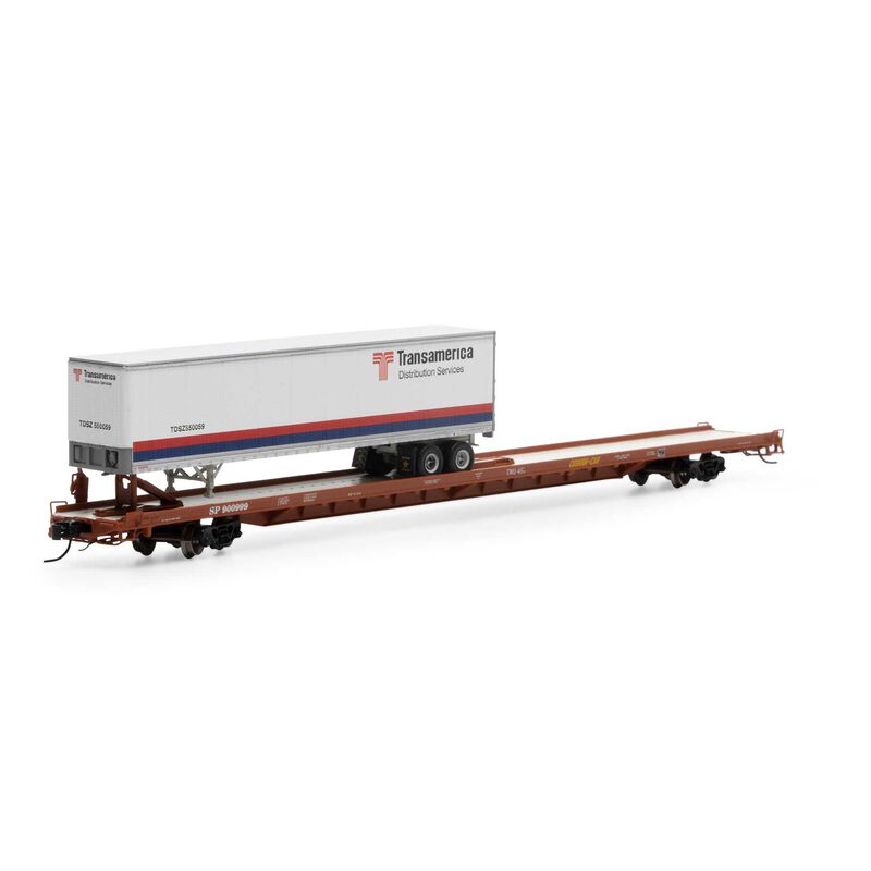 N F89-F Flat with Trailer, SP #900999