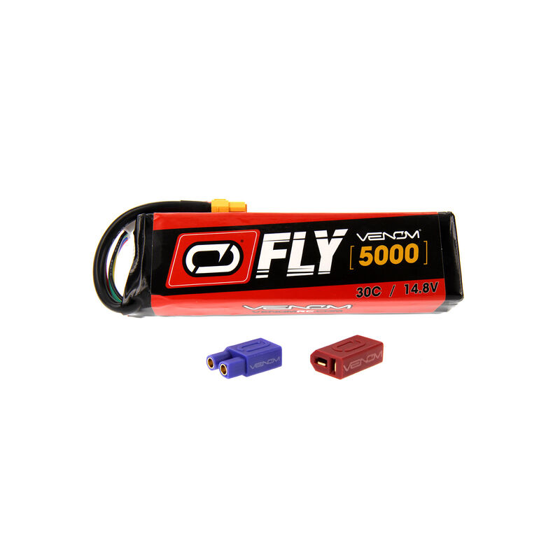 14.8V 5000mAh 4S 30C FLY LiPo Battery: UNI 2.0 Plug