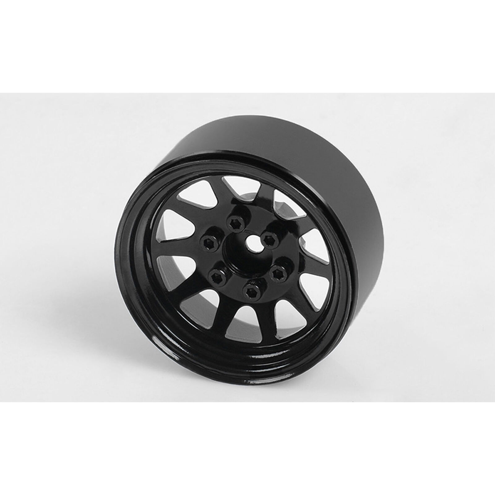 OEM Stamped Steel 1.9 Beadlock Wheels, Black (4)
