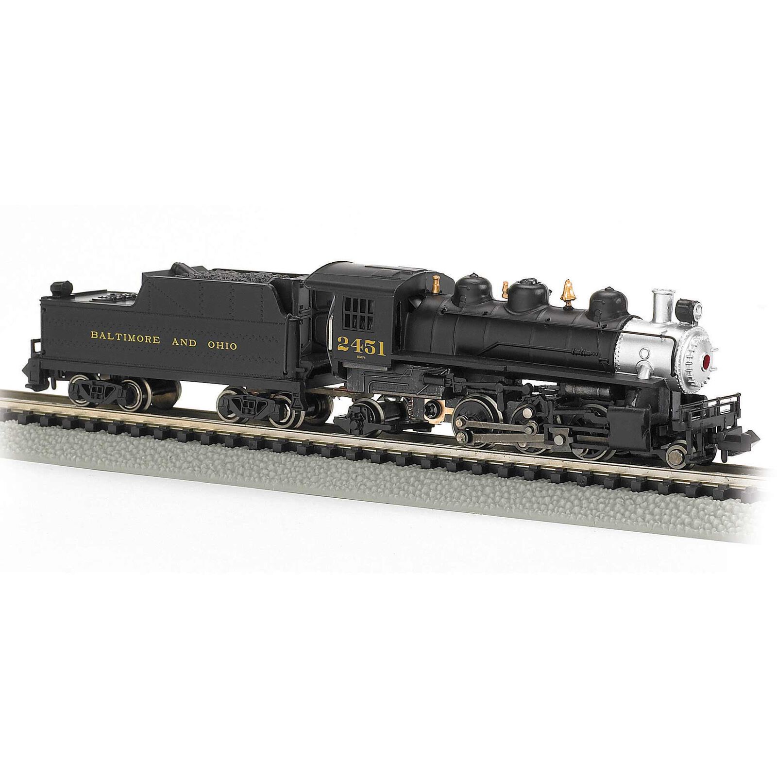 N Prairie 2-6-2 Steam Locomotive, B&O #2451