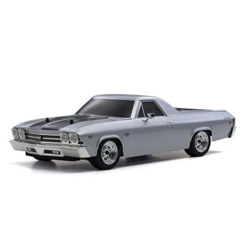 1/10 1969 Chevy El Camino Fazer Mk2 FZ02L Brushed 4x4 On-Road Touring RTR, Cortez Silver