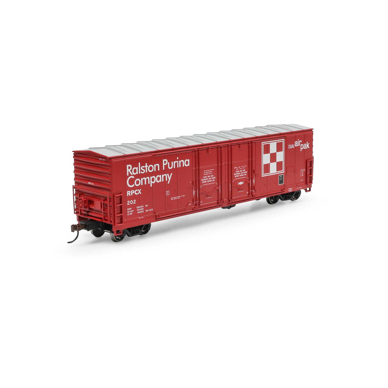 HO 50' Evans DD Plug Box Car, RPCX #202