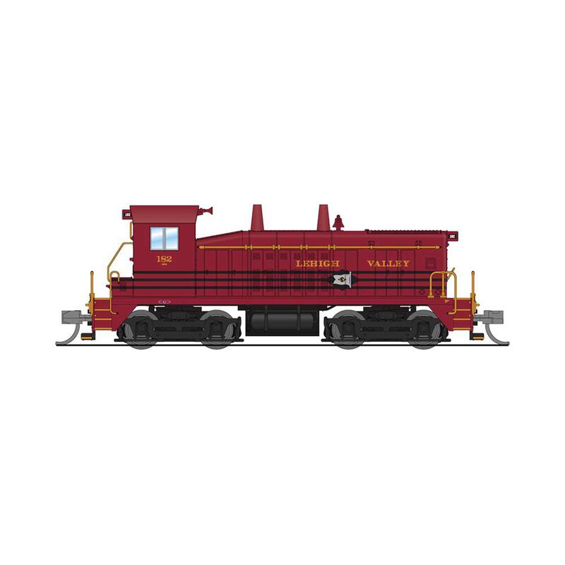 N EMD NW2 Locomotive, LV 182 Cornell Red Black Stripes, Paragon4