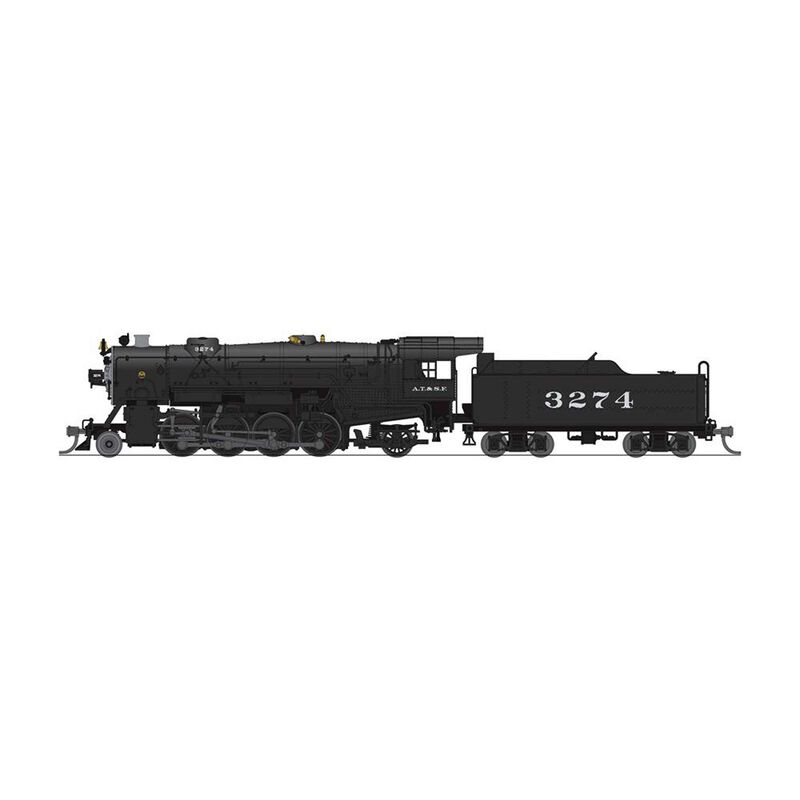 N USRA Heavy Mikado 2-8-0 Steam Locomotive, ATSF 3274, Paragon4