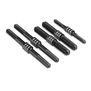 Titanium Turnbuckle Set: Mugen MBX-8 Fin, BLK (5)