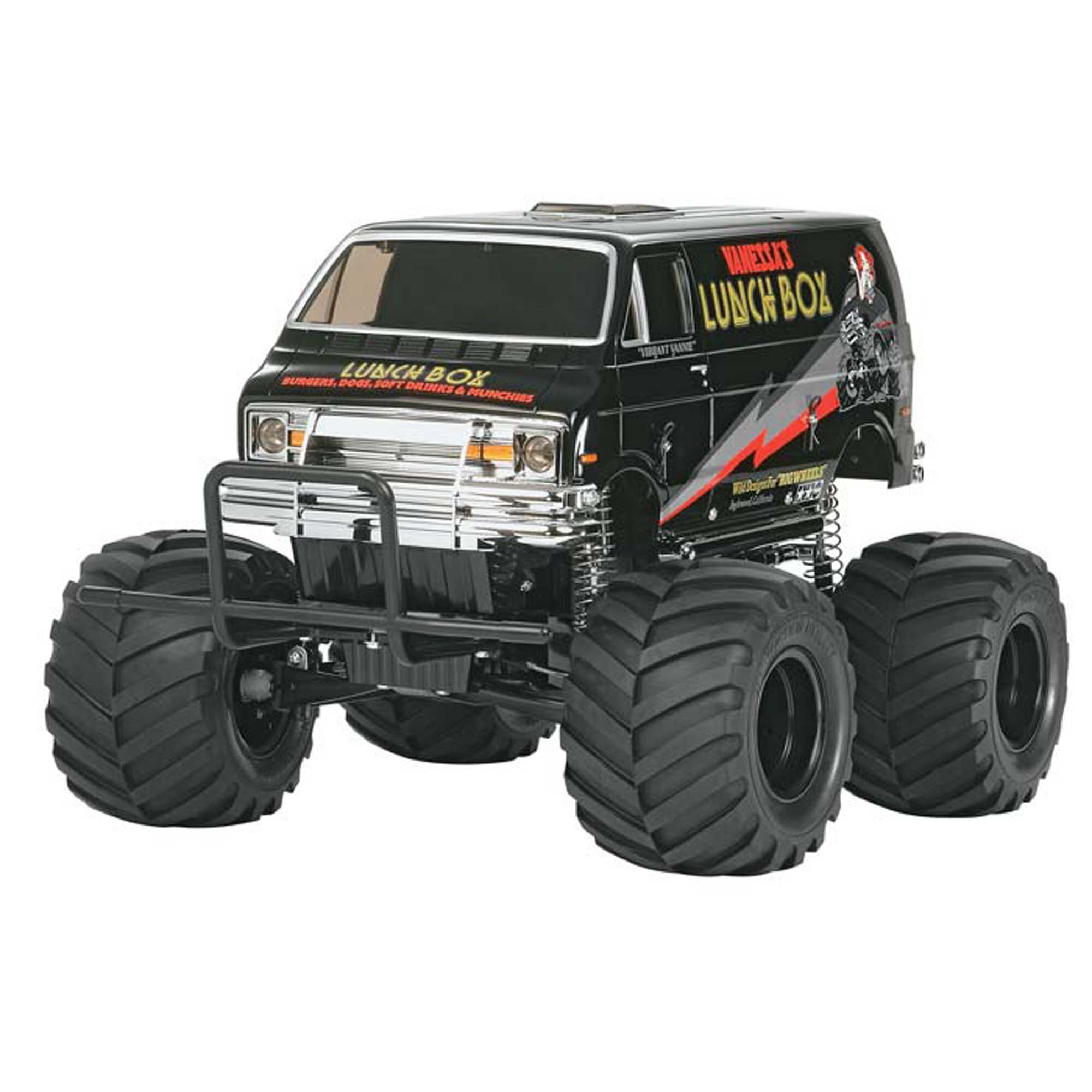 新品TAMIYA LUNCH BOX ブラックエディション 1/12 Tamiya 1/12 Lunch Box Monster Truck Kit, Black Edition | Tower Hobbies