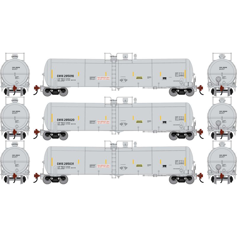 HO ATH 30K Ethanol Tank Car, CHVX #295016/295020/295031 (3)