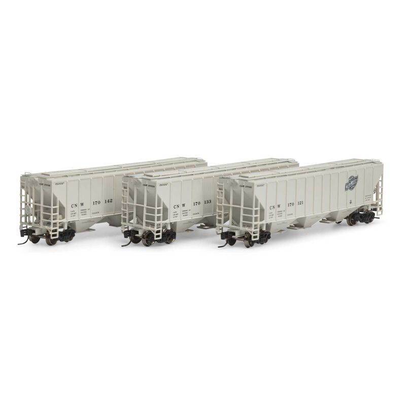 N PS 4427 Covered Hopper C&NW #(3)