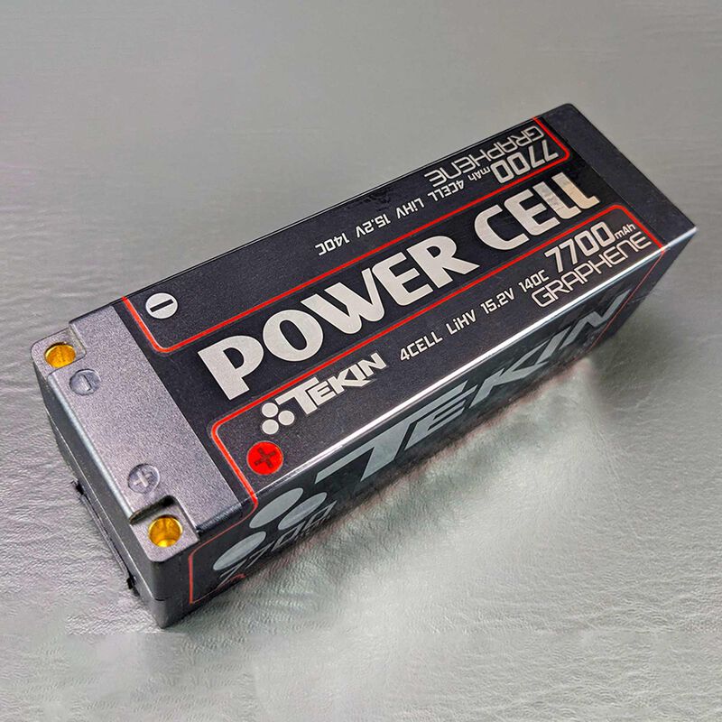 15.2V 7700mAh 4S 140C Brick LiHV Battery: 5mm bullets
