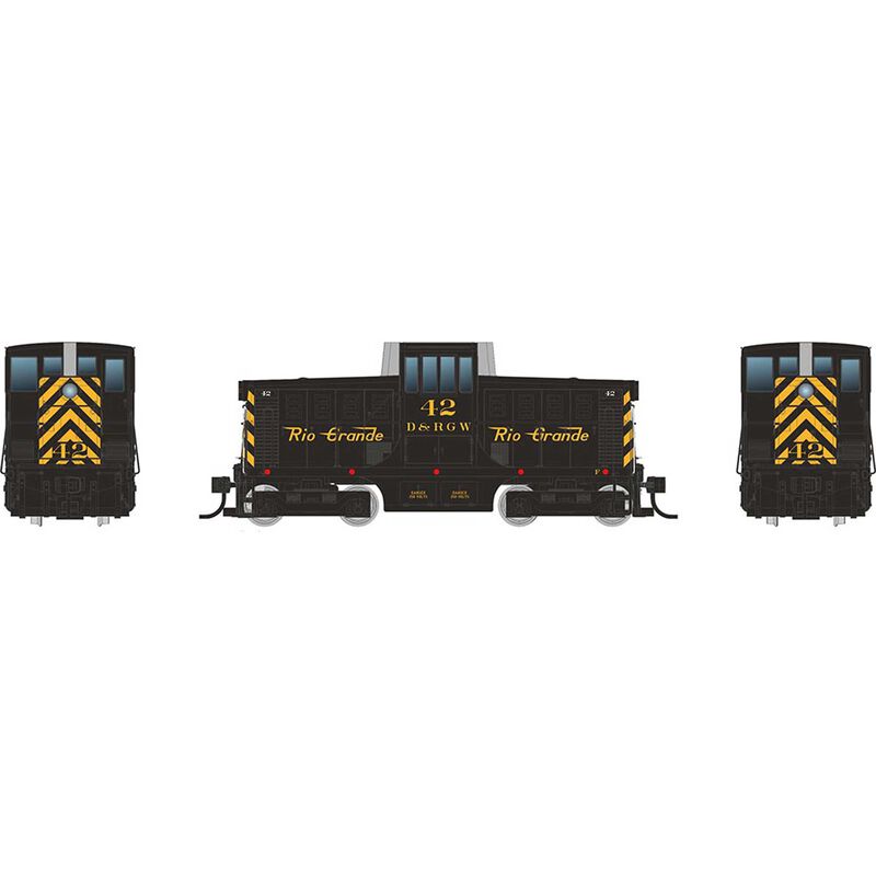 HO GE 44 Tonner Switcher Locomotive, RGS Black / Yellow #40