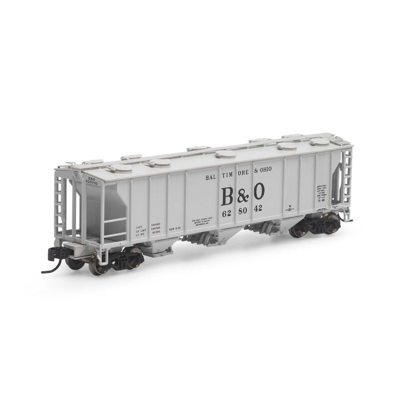 N PS-2 2893 3-Bay Covered Hopper, B&O #628042