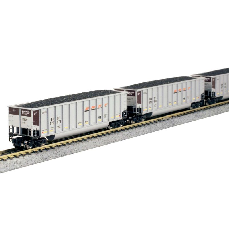 N Bethgon Coalporter 8-Car Set, BNSF Swoosh