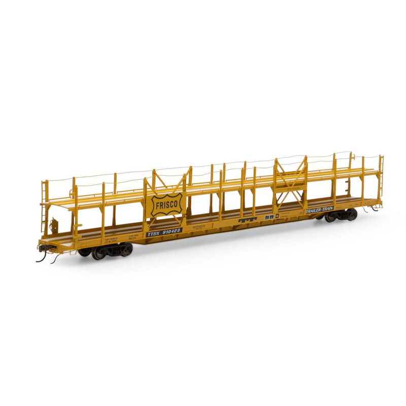 HO F89-F Bi-Level Auto Rack, Frisco/TTBX #910427