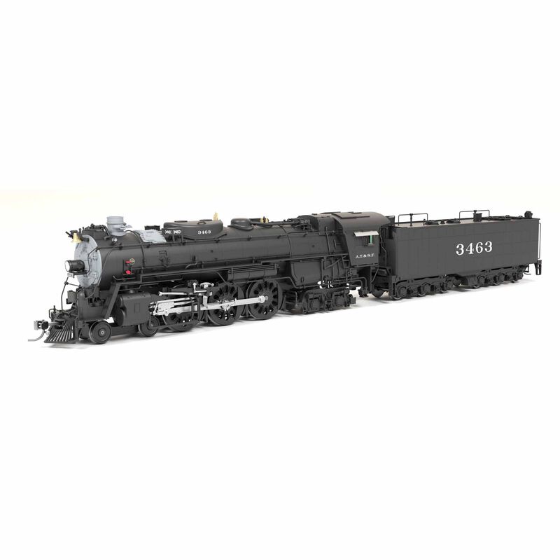 HO ATSF 3460 Class 4-6-4, #3463, As-Delivered, No-Sound / DCC-Ready