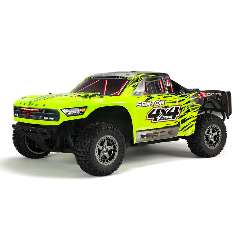 1/10 SENTON 3S 4X4 RTR Brushless Short Course Truck, Green/Black