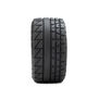Menace Front/Rear Street Tires Mounted 12mm Black Split Six (2): ARRMA MINI KRATON