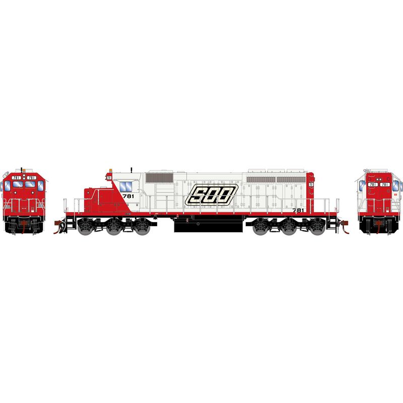 HO EMD SD40-2 Locomotive with DCC & Sound, SOO #781
