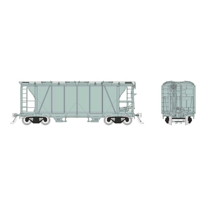 HO Enterprise Covered Hopper: Undecorated - CNR style