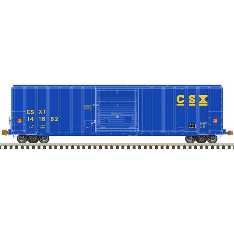 CSXT (CSX Quality Car)* 141662 (Blue Yellow)