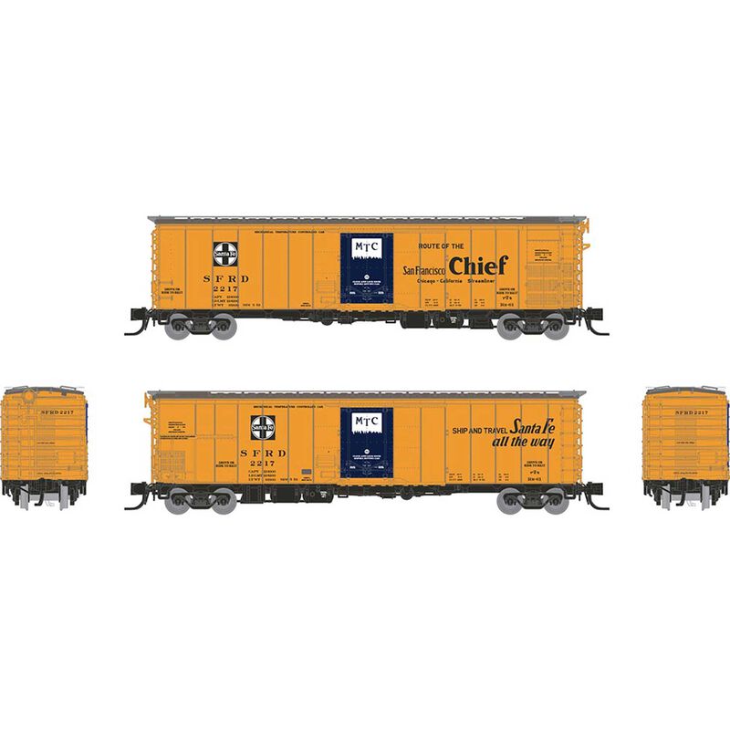 N SF RR-61 Mech Reefer SanFran Chief Slogan (4)