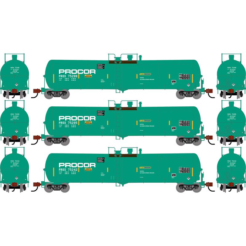 N ATH 30K Ethanol Tank Car, PROX #75242/75295/75299 (3)