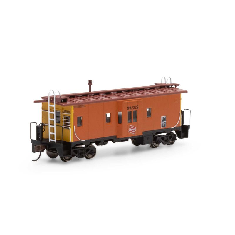 HO Bay Window Caboose, MILW #992222
