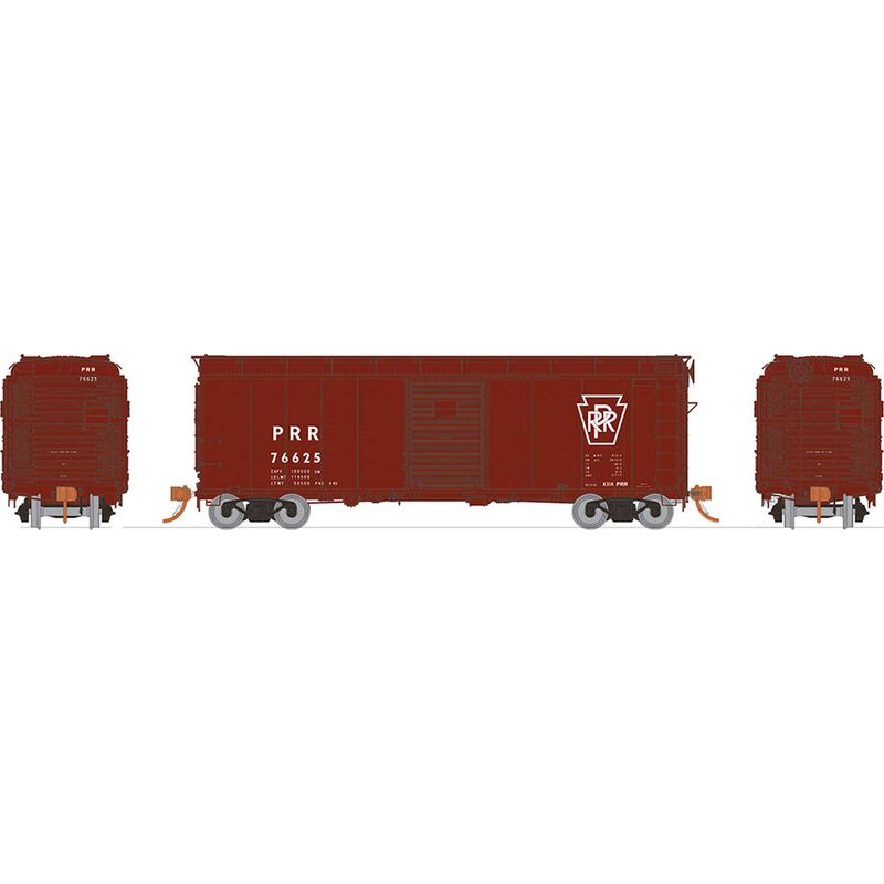 HO X31A Boxcar Single Door PRR Plain (6)
