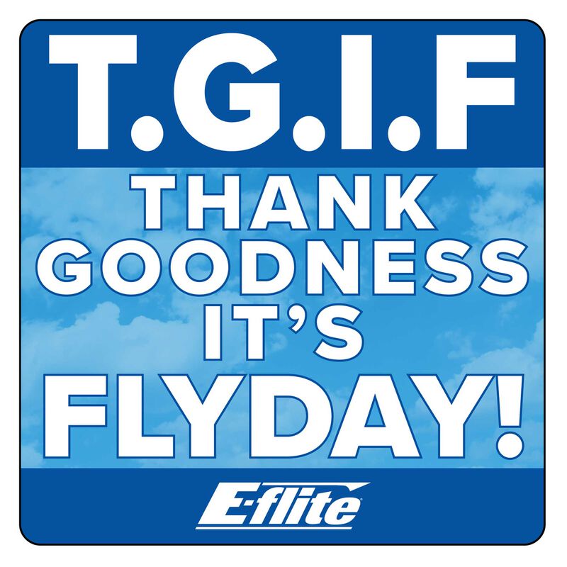 Eflite TGIF Sticker