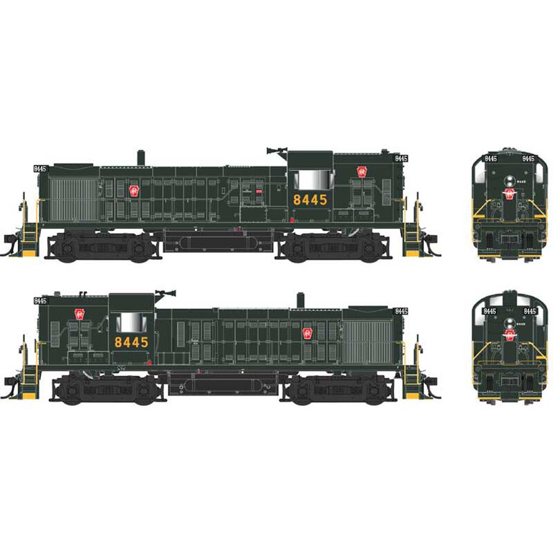 HO ALCo RS3 Hammerhead Locomotive PRR 8445 Decal