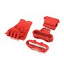 Lower Skid And Bumper Mount Set, Red