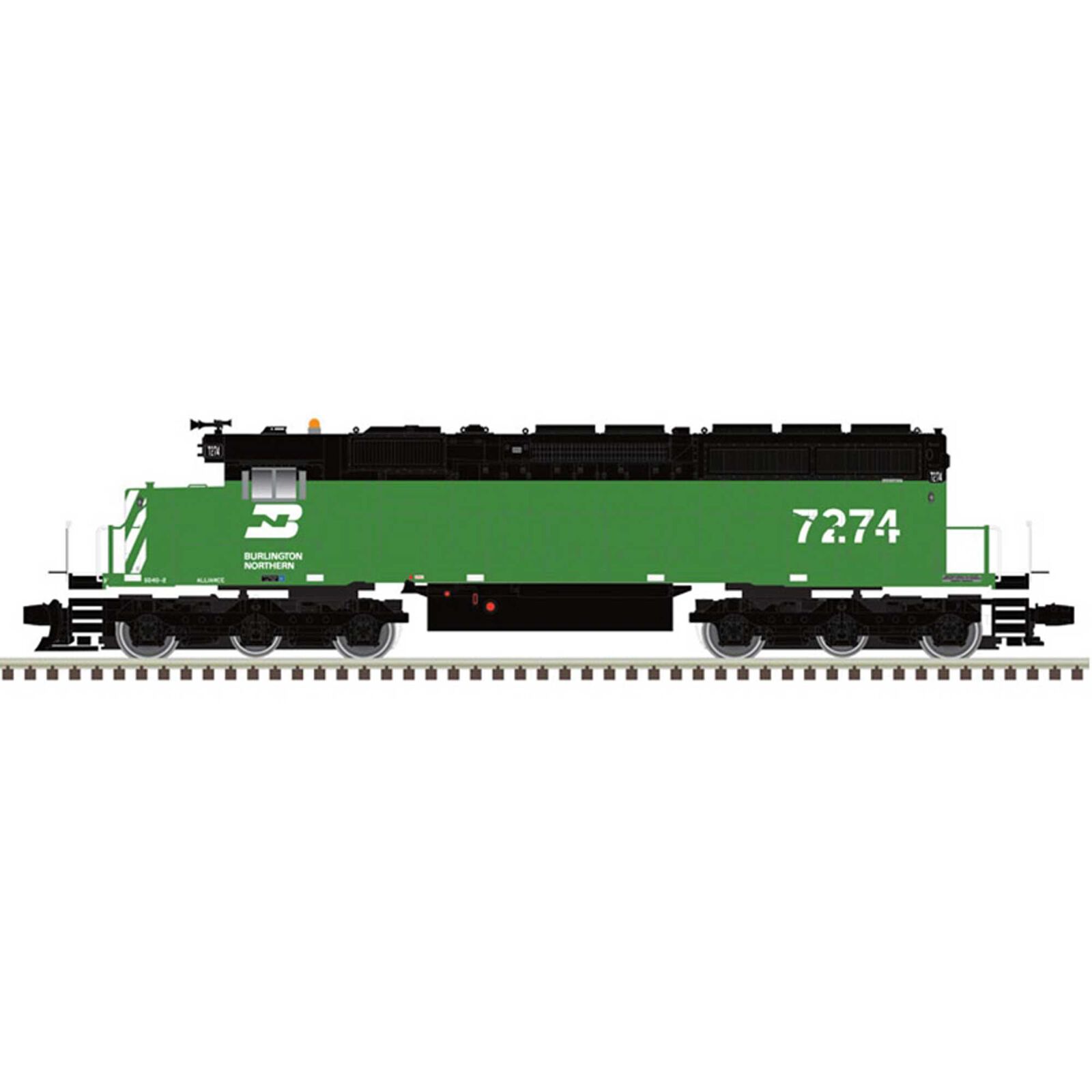 O Premier SD40-2 Loco Burlington Northern 7280