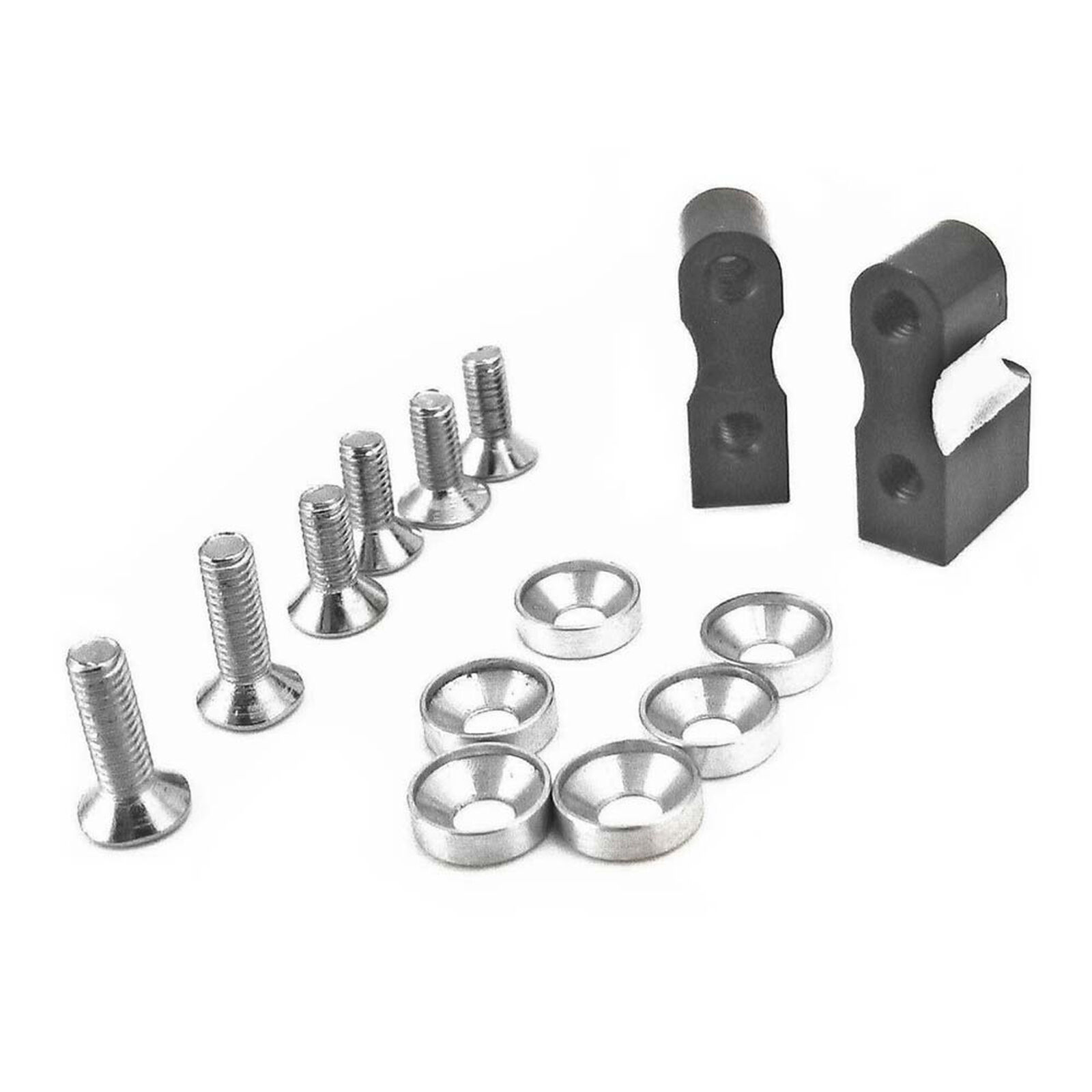 Black Aluminum Servo Mount AX10 Wraith Ridge