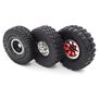 1/10 Yokohama Geolandar X-AT 1.9" Rock Crawler Tires & Inserts, Red Compound (2)