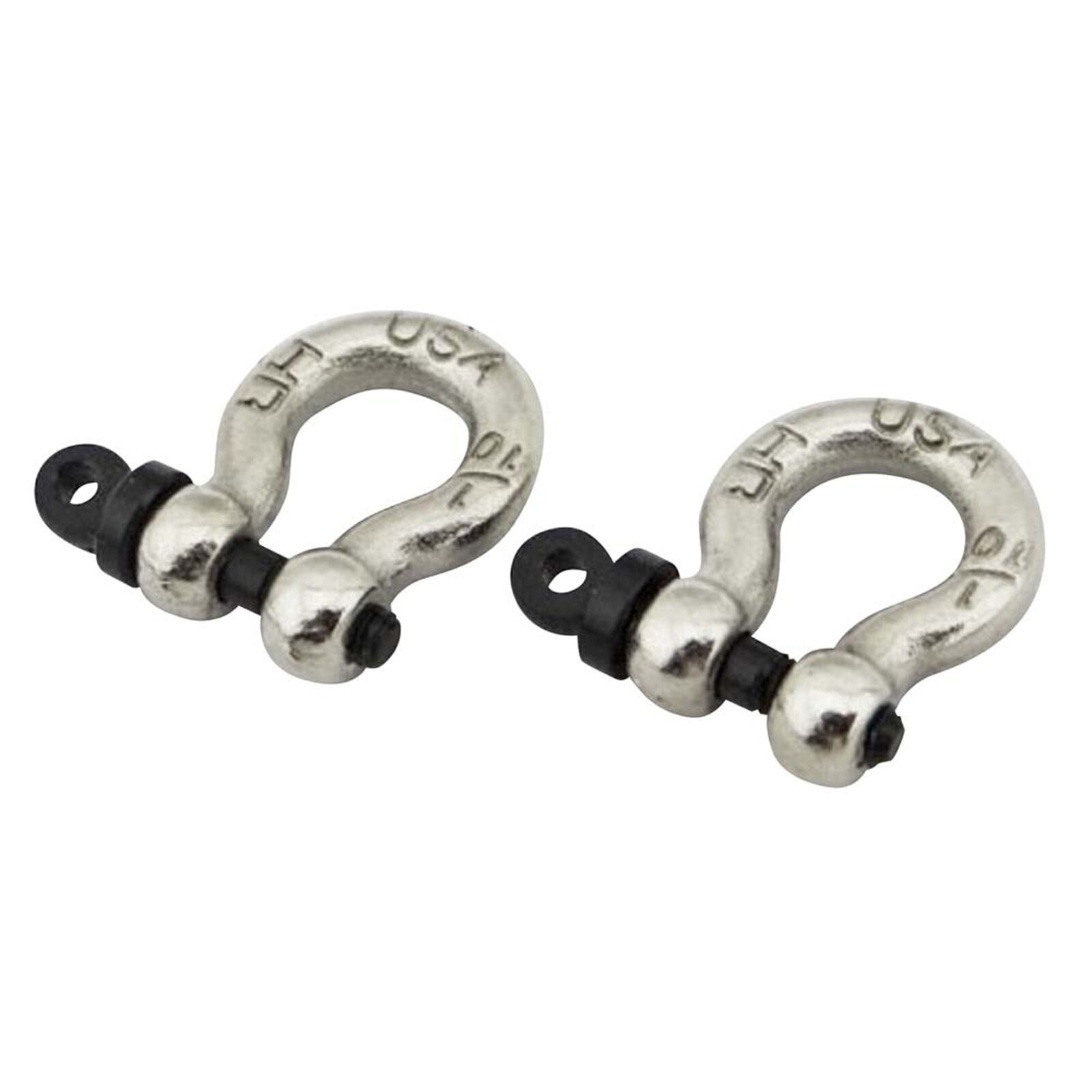 1 10 Scale Alum Chrome Tow Shackle D-Rings
