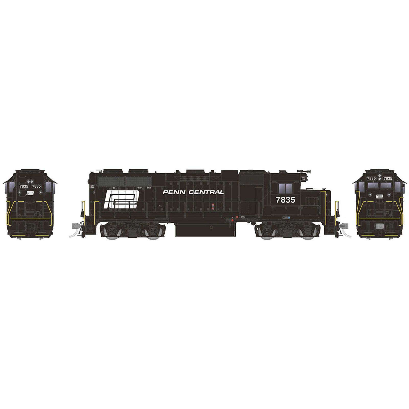 HO EMD GP38 Locomotive with DCC & Sound PC #7848