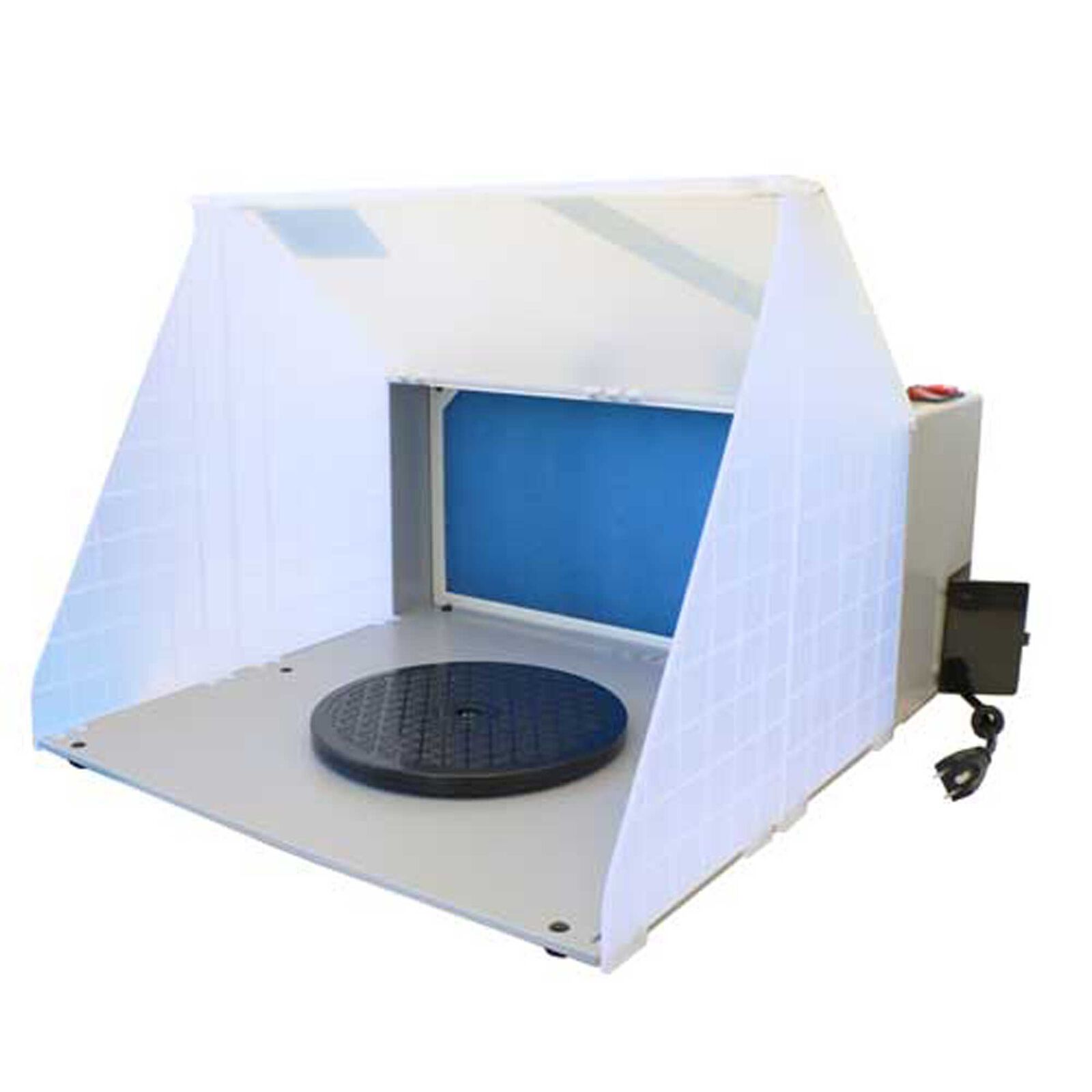 Hobby Spray Booth: 16.5"W x 13.5 H x 19" D