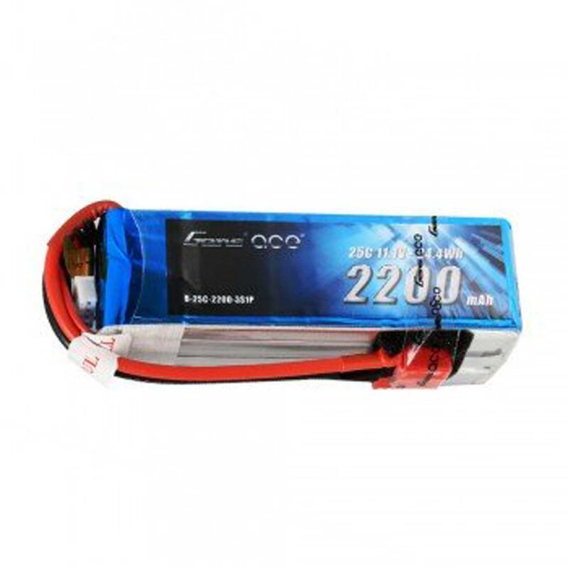 11.1V 2200mAh 3S 25C LiPo Battery, Deans