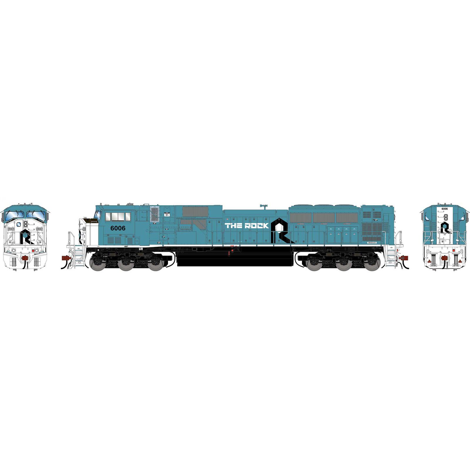 HO GEN SD90MAC-H PH I Locomotive, Legendary Liveries RI #6006