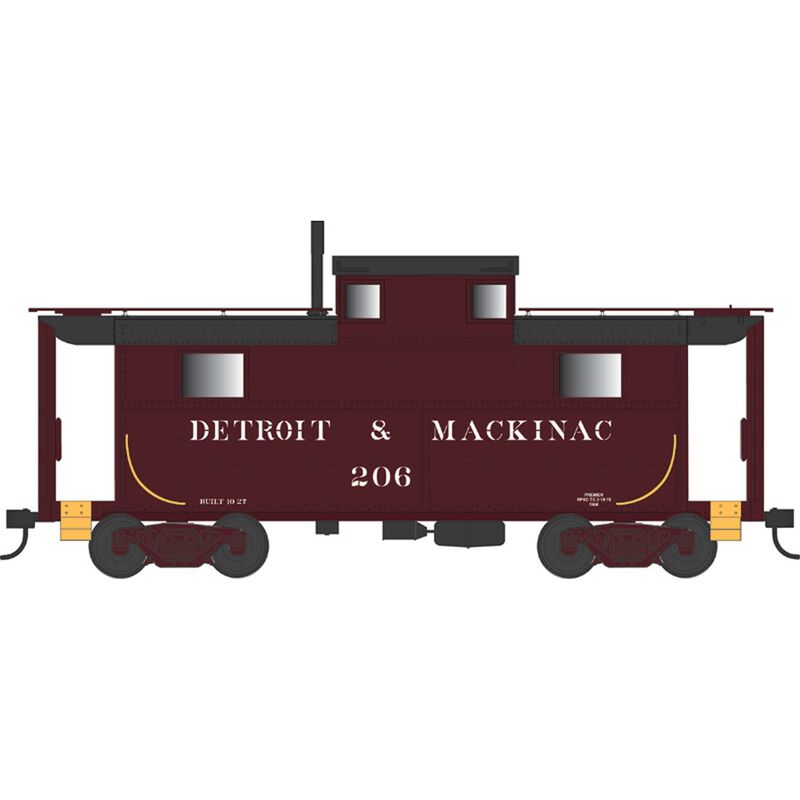 HO N5 Caboose, D&M Maroon #208