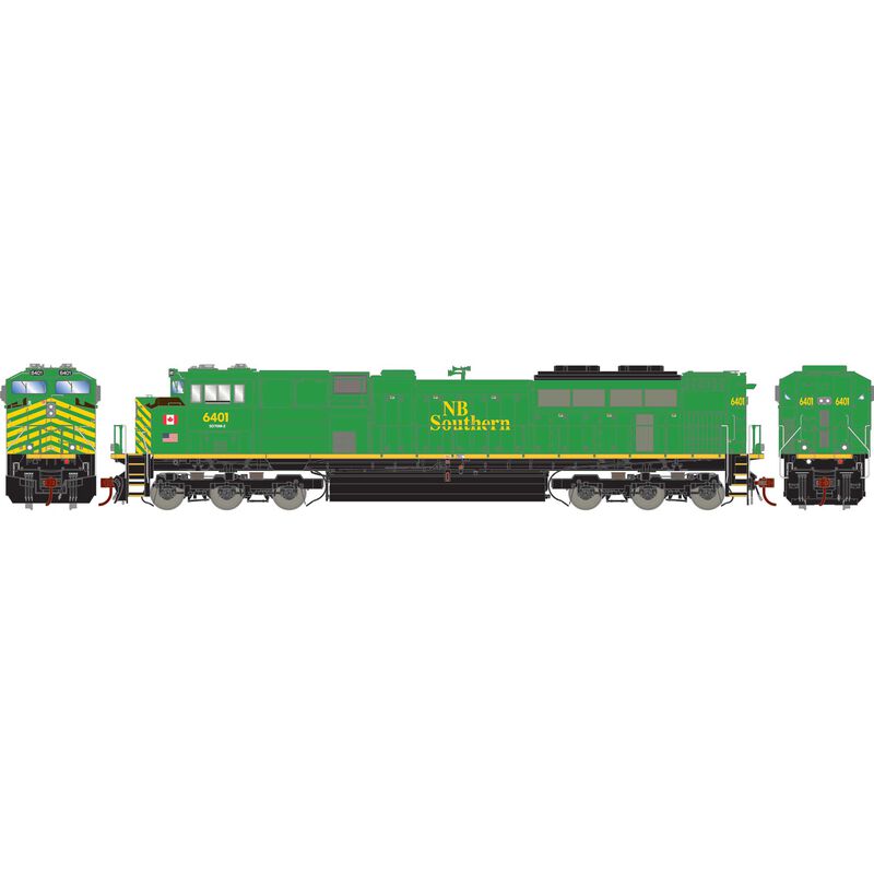 HO SD70M-2 Locomotive with DCC & Sound, NBSR #6401