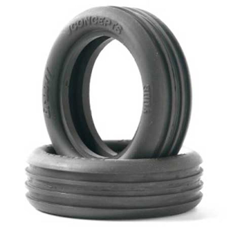 1/10 Groovy 2.2&rdquo; Front 2WD Buggy Tires, Green Compound (2)