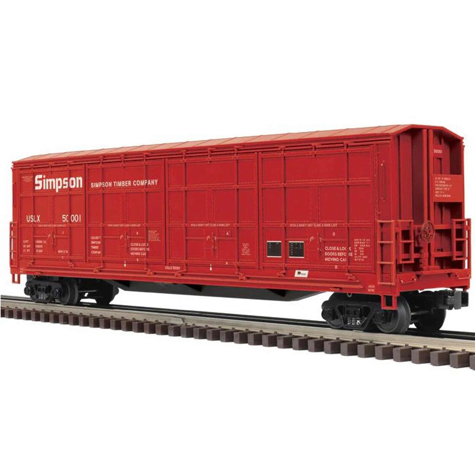 O 3 Rail Simpson Timber Company 50001, 50003 Box Car
