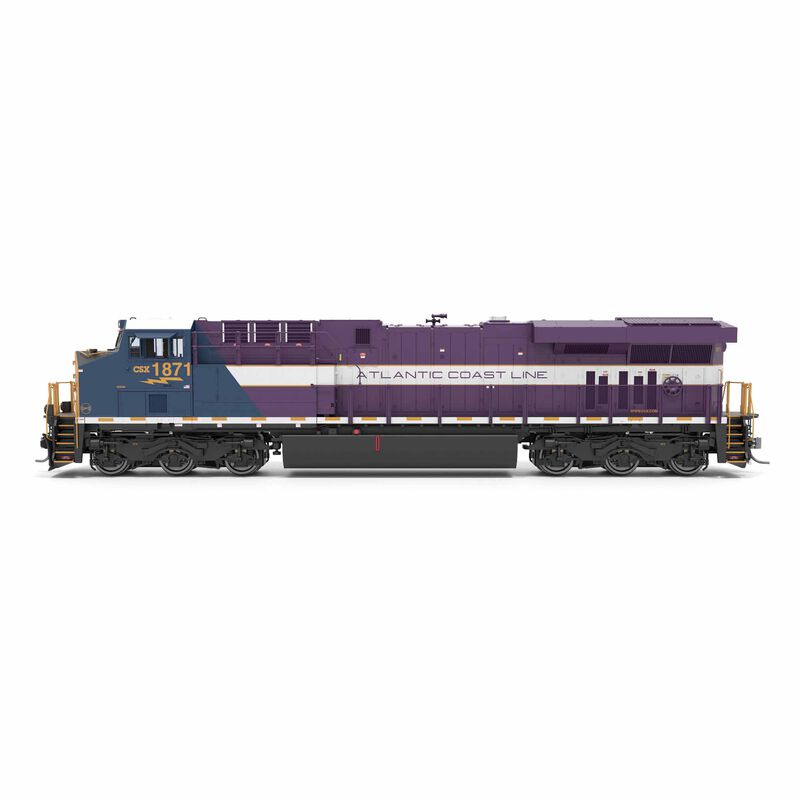 HO GE ES44AC, CSX 1871, ACL Heritage Paint, Paragon4 Sound/DC/DCC, w/ Smoke