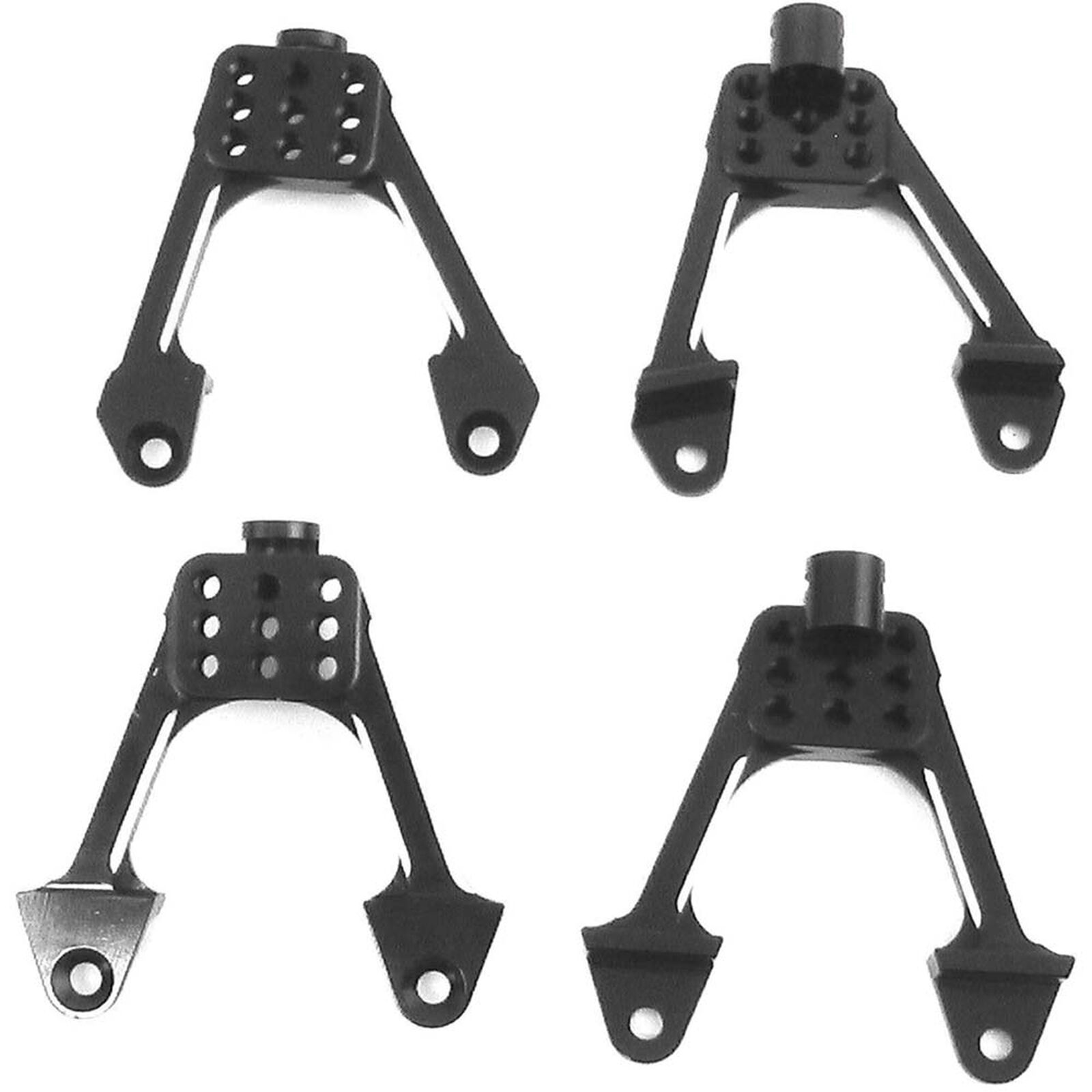 Aluminum Front & Rear Adjustable Shock Towers: Axial SCX10 II