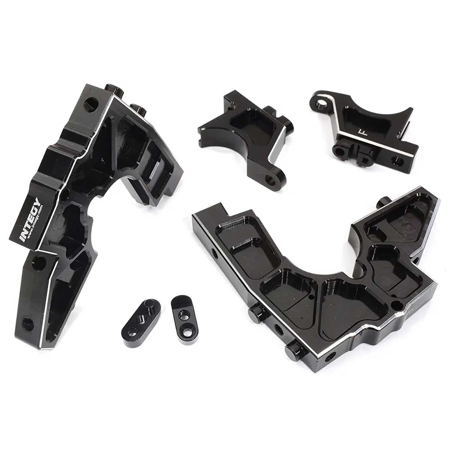 Billet Machined Front Bulkhead Set: Losi DBXL-E 2.0