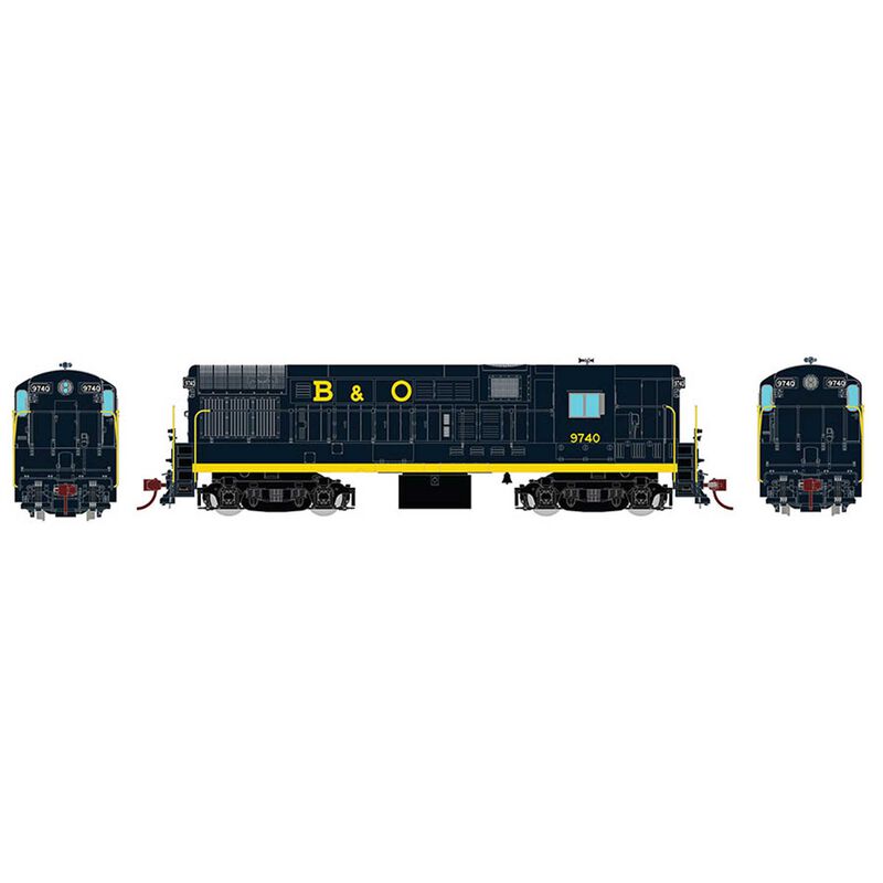 HO Scale H16-44 DC/DCC/S B&O Blue Scheme #9743