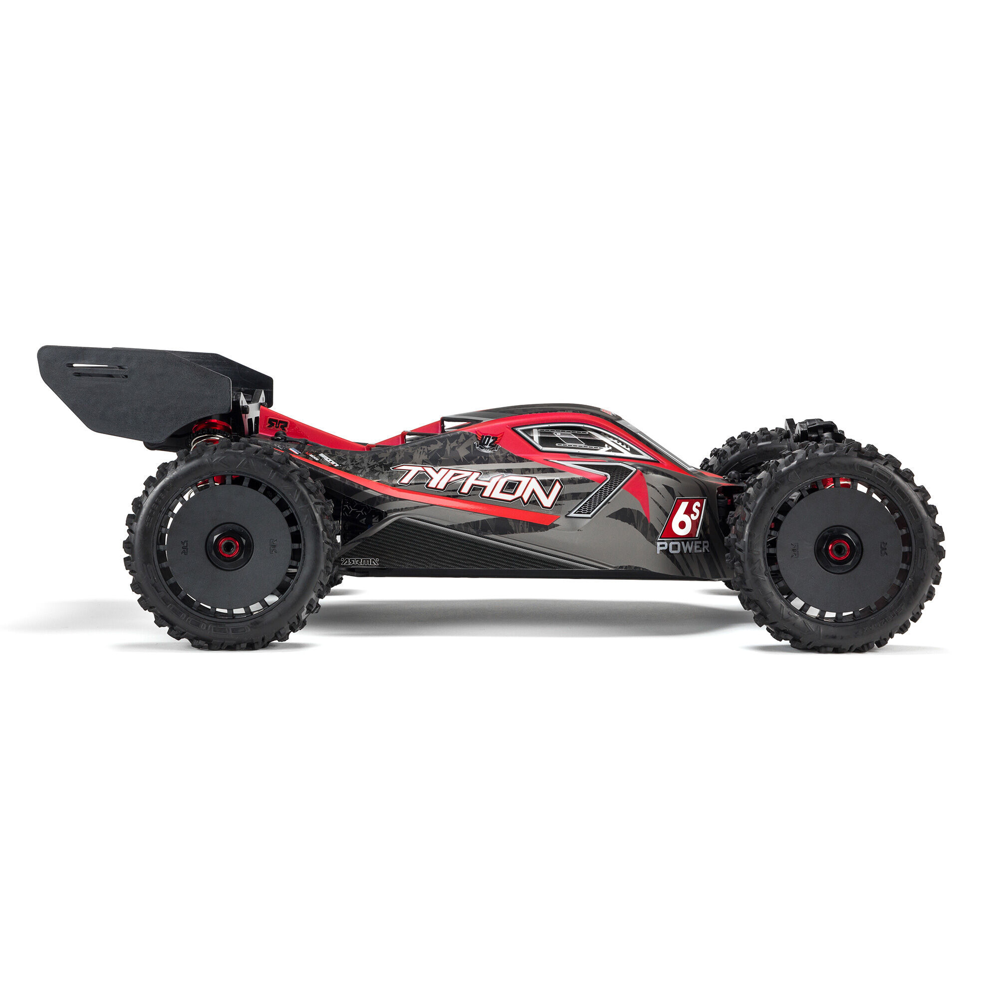 Arrma Typhon 6s ラジコンカー 1/8スケール 黒/赤 Arrma 1/8 TYPHON 6S V5 4X4 BLX Buggy with Spektrum Firma RTR