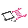 B6.3 Carbon Logo Cargo Net Battery Brace, Pink