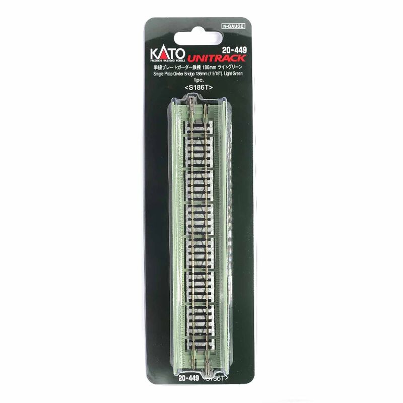 Kato USA, Inc. N 186mm Girder Bridge, Light Green